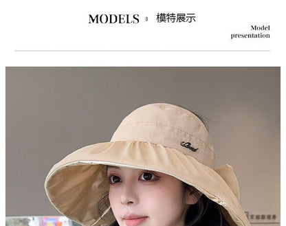 Hat Sun Plain Lettering