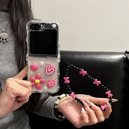 Heart Flower Phone Case / Strap / Set