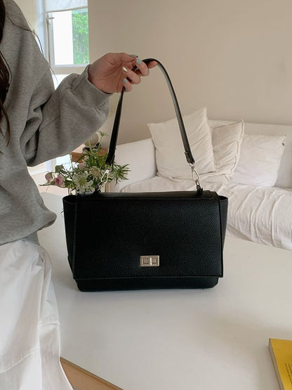 Satchel Leather Faux Bag