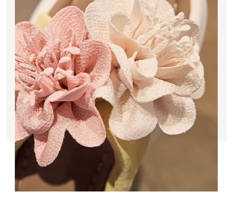 Slide Floral Platform Sandals