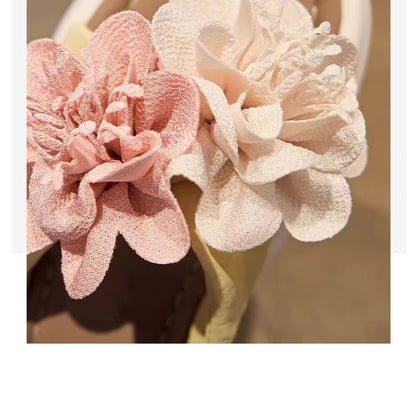 Slide Floral Platform Sandals