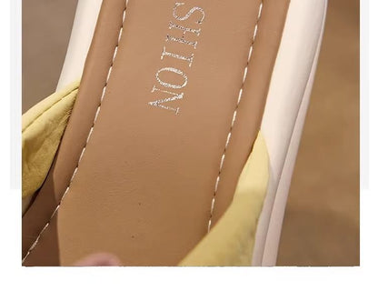 Slide Floral Platform Sandals