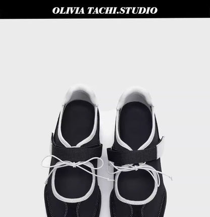 Panel Mary Jane Sneakers