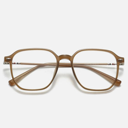 Geometric Blue Blocking Glasses Light