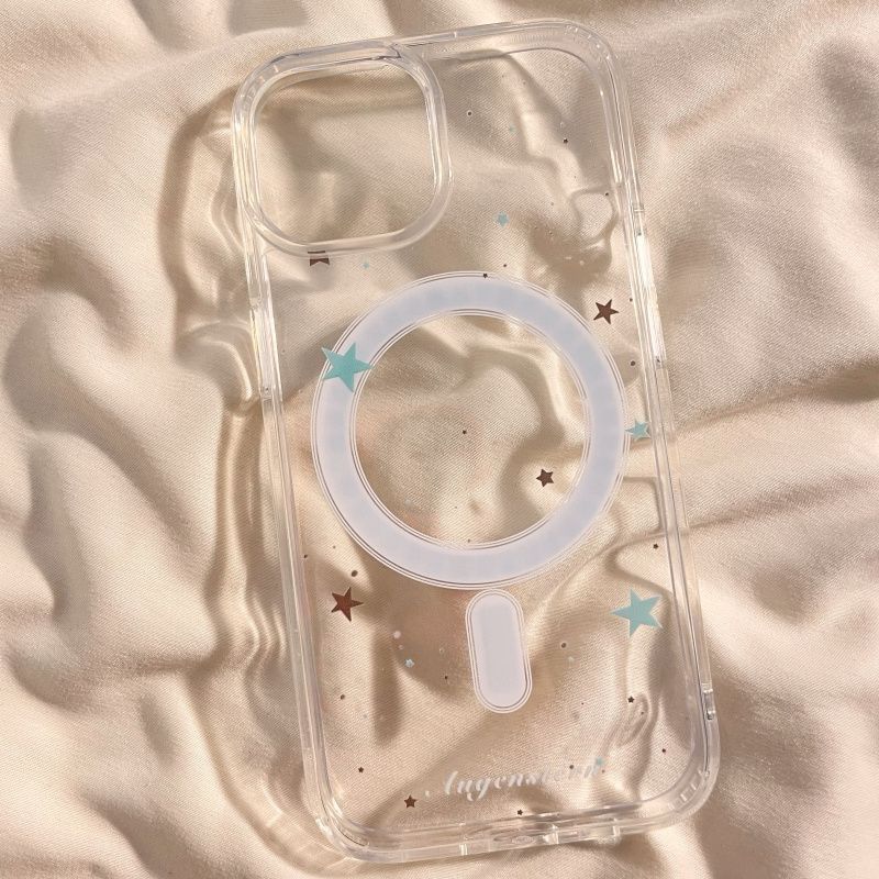 (Compatible Card Set / Holder MagSafe) Phone Magnetic Case with Star