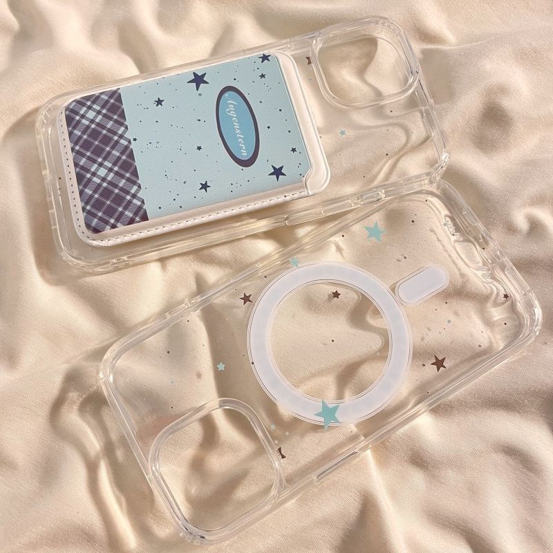 (Compatible Card Set / Holder MagSafe) Phone Magnetic Case with Star