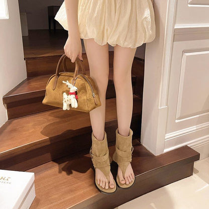 Boots Short Flip Flop Buckled