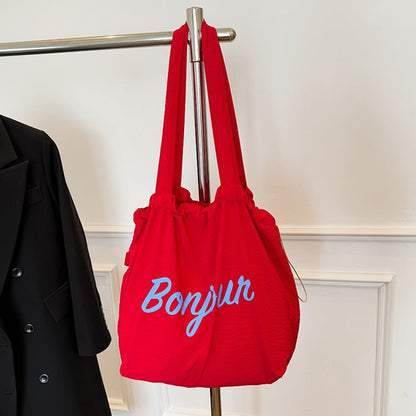 Canvas Tote Bag Lettering