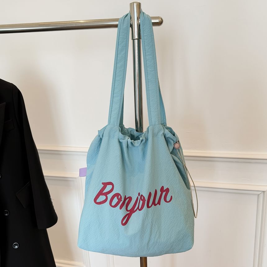 Canvas Tote Bag Lettering