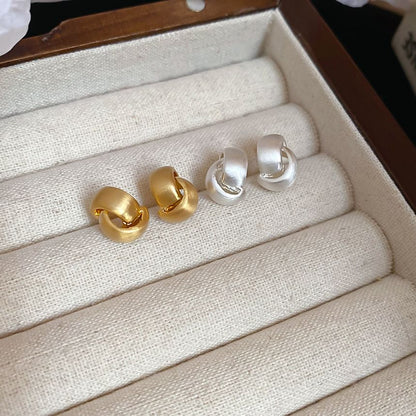 Layered Earring Stud