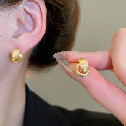 Layered Earring Stud