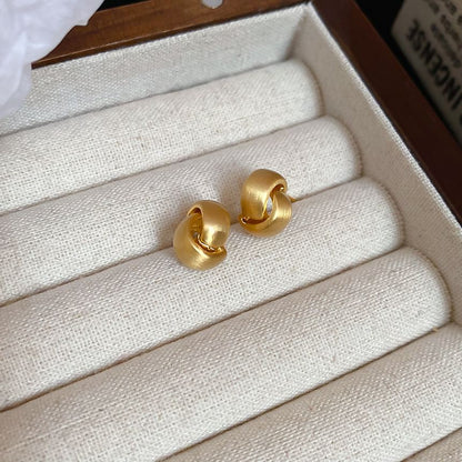 Layered Earring Stud