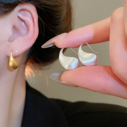 Stud Earring Droplet Hook