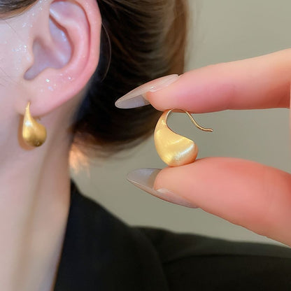 Stud Earring Droplet Hook