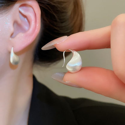 Stud Earring Droplet Hook