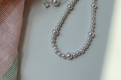 Faux Necklace Pearl