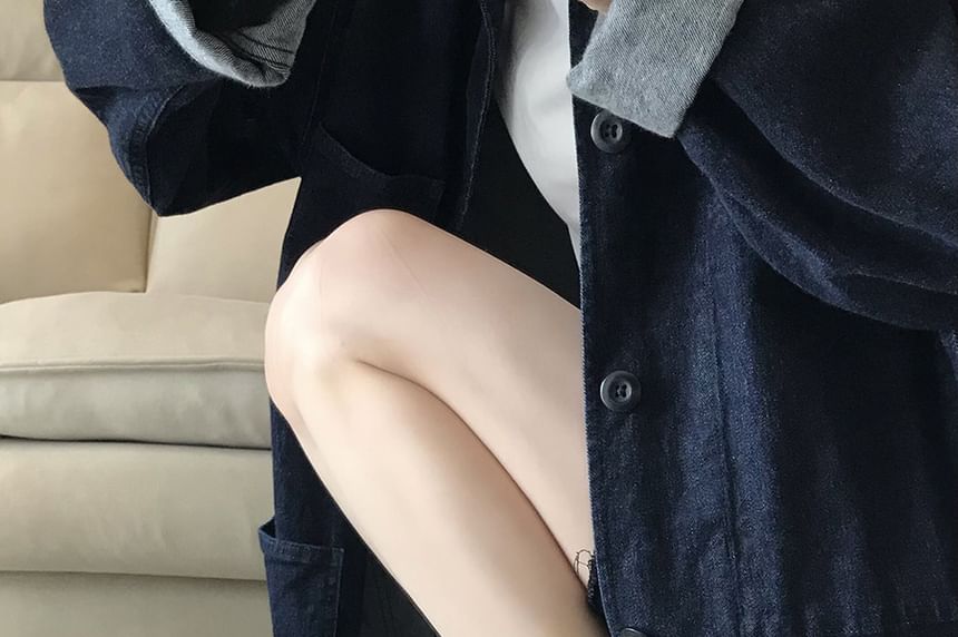 Chunky Leather Loafers Heel Faux