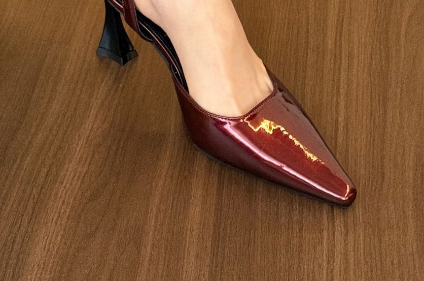 Strap Pointed High Ankle Toe Sandals Heel