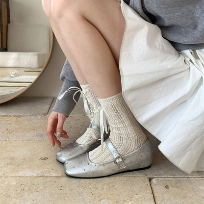 Square Shoes Wedge Hidden Mary Toe Studded Jane