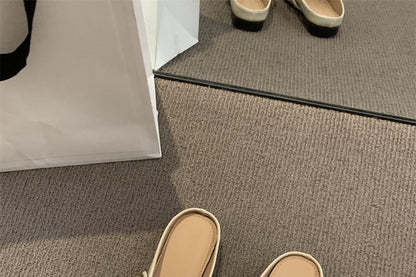 Jane Mules Faux Leather Mary