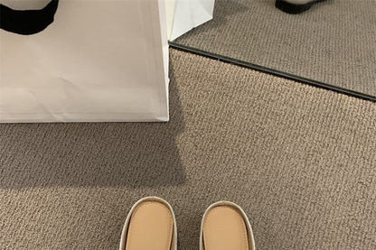 Jane Mules Faux Leather Mary