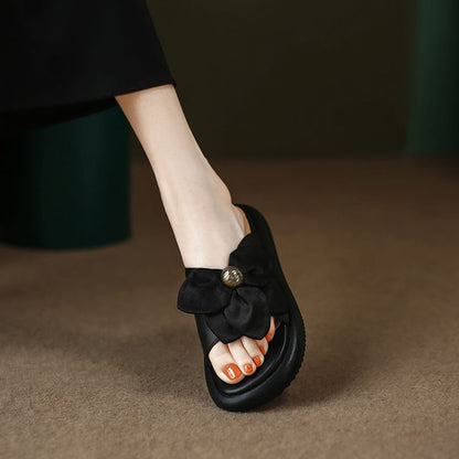 Flower Slide Accent Sandals