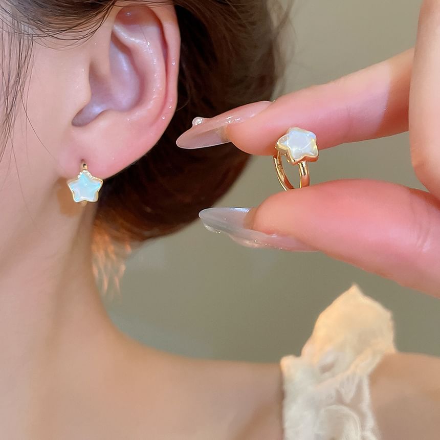 Star Earring Hoop