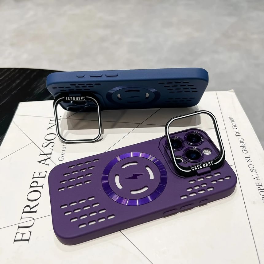 iPhone Case MagSafe) (Compatible Perforated with Magnetic
