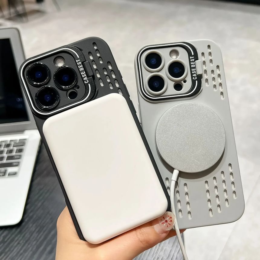 iPhone Case MagSafe) (Compatible Perforated with Magnetic