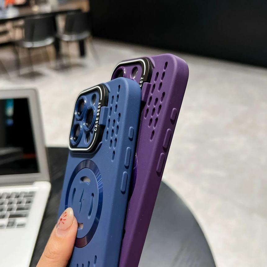 iPhone Case MagSafe) (Compatible Perforated with Magnetic