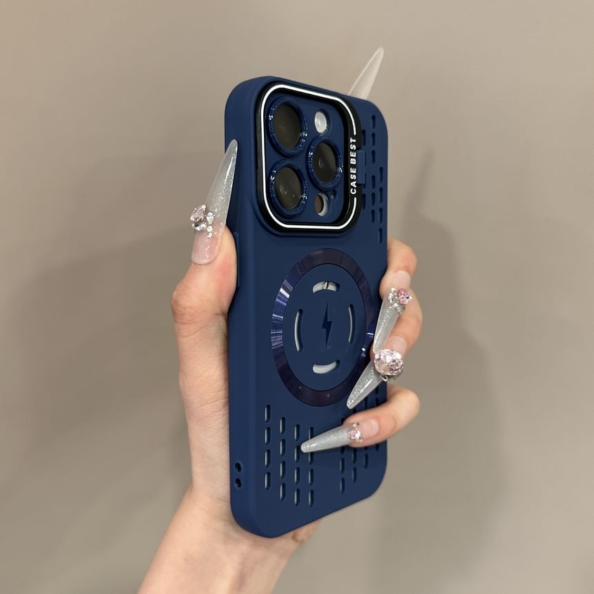 iPhone Case MagSafe) (Compatible Perforated with Magnetic