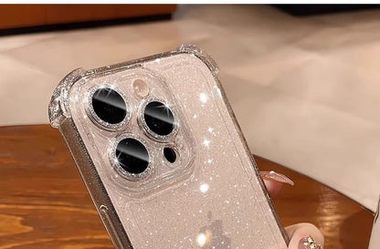 iPhone Transparent Case Glitter