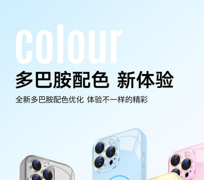 iPhone MagSafe) Magnetic Case Glitter with (Compatible