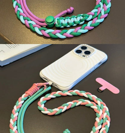 with Pad Braided Phone Strap Lanyard