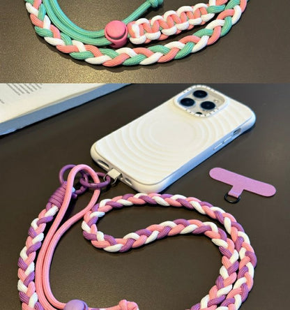 with Pad Braided Phone Strap Lanyard