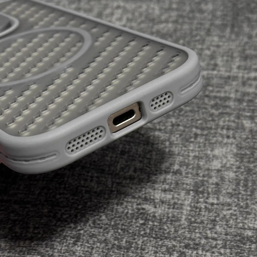 Magnetic MagSafe) Case (Compatible iPhone Perforated with