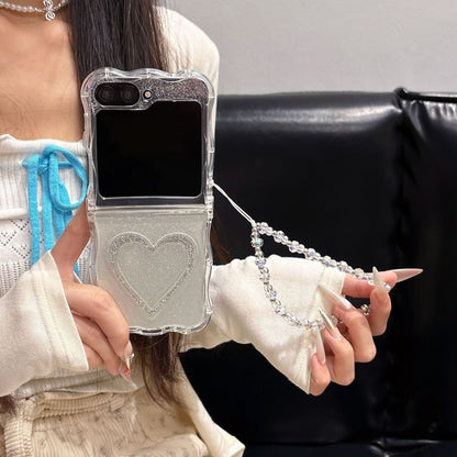 Heart Glitter Phone Case / Strap / Set
