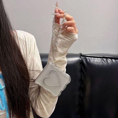 Heart Glitter Phone Case / Strap / Set