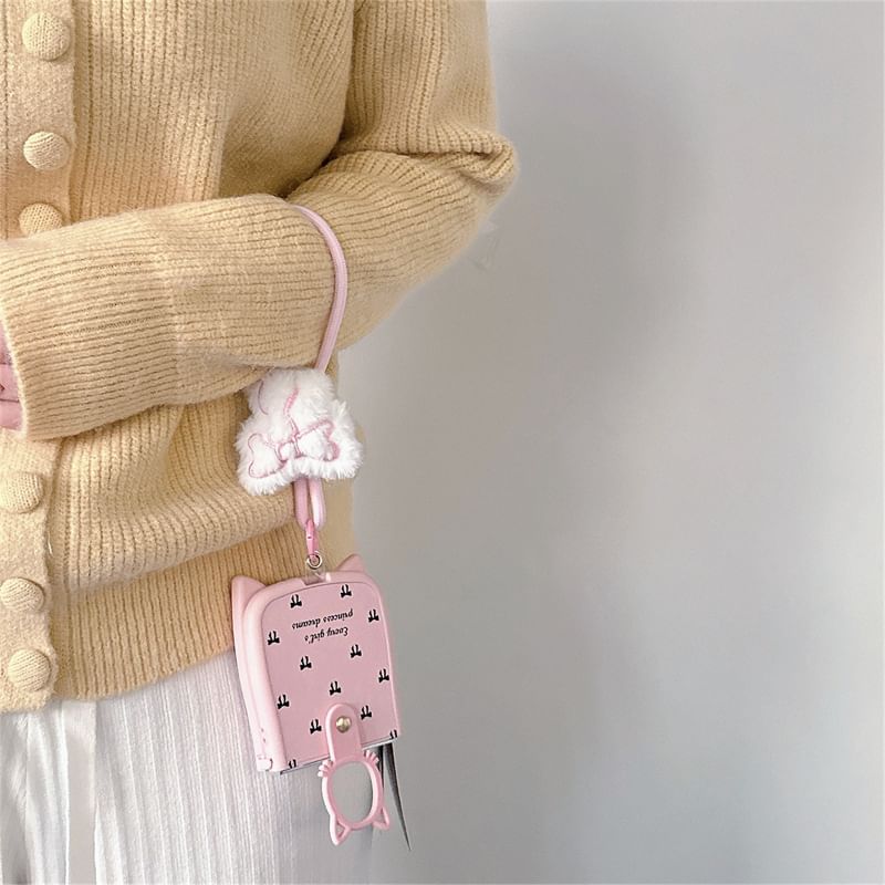 Cat Ear Heart / Bow Phone Case / Strap / Set