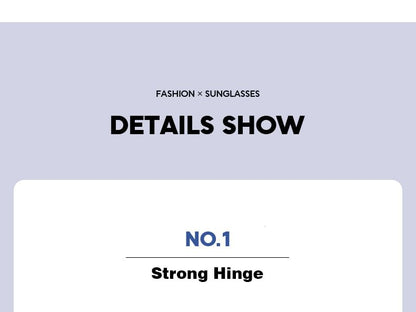 Sunglasses Square Frame Rhinestone