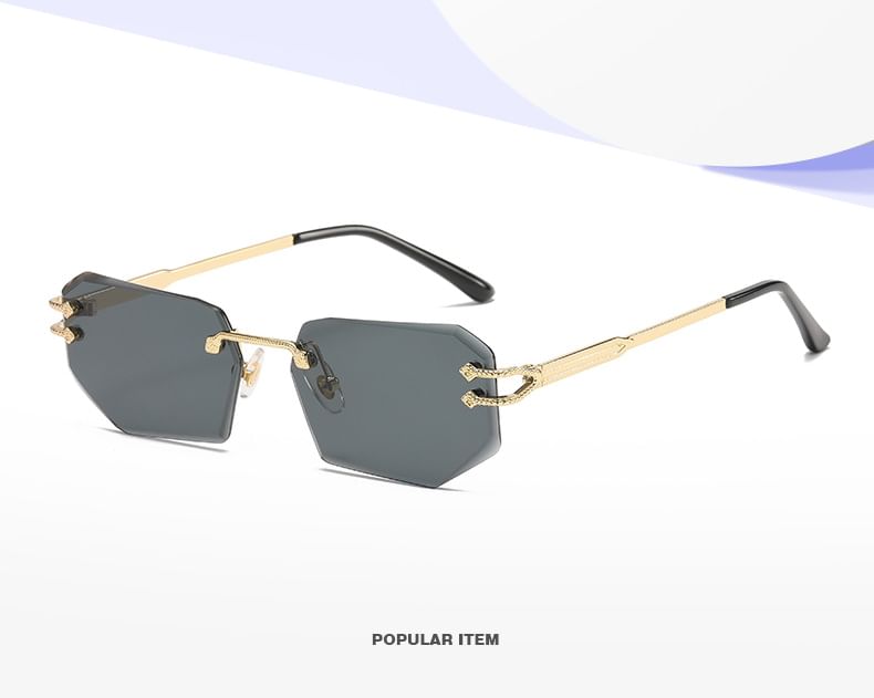 Rimless Sunglasses Ombre