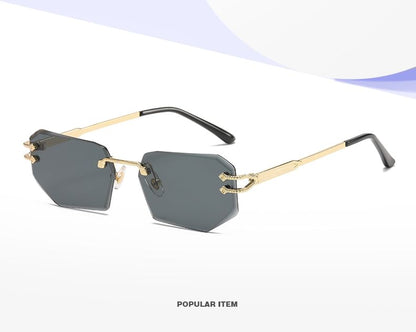 Rimless Sunglasses Ombre