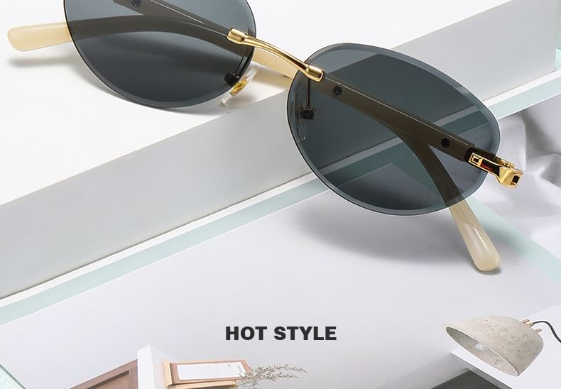 Sunglasses Retro Rimless