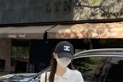 Crop Shirt Polo Plain Cable Knit Short-Sleeve