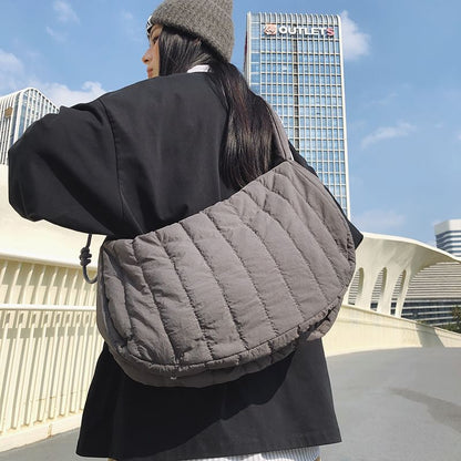 Plain Quilted Bag Crossbody