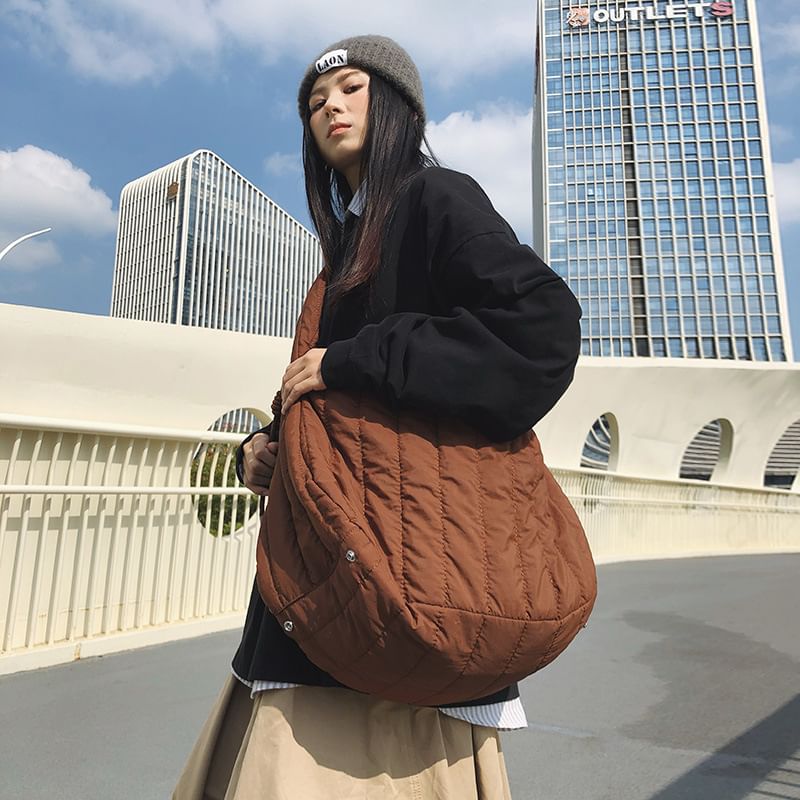 Plain Quilted Bag Crossbody