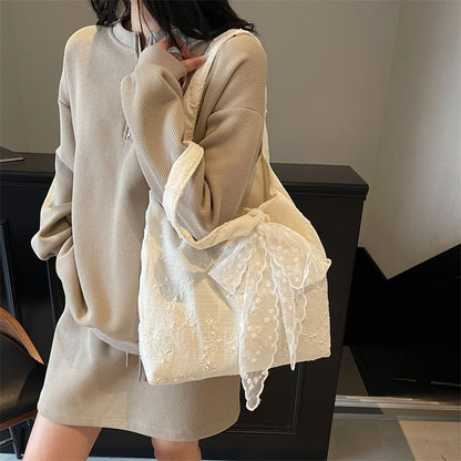 Tote Floral Bag Embroidered