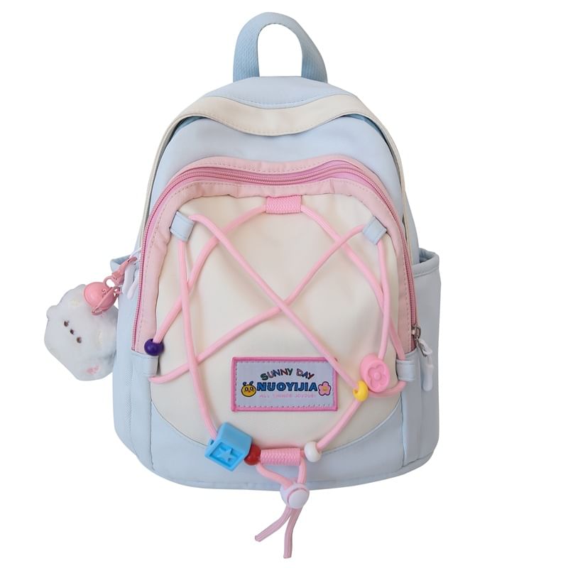 Block Canvas Color Backpack