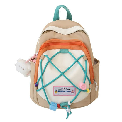 Block Canvas Color Backpack