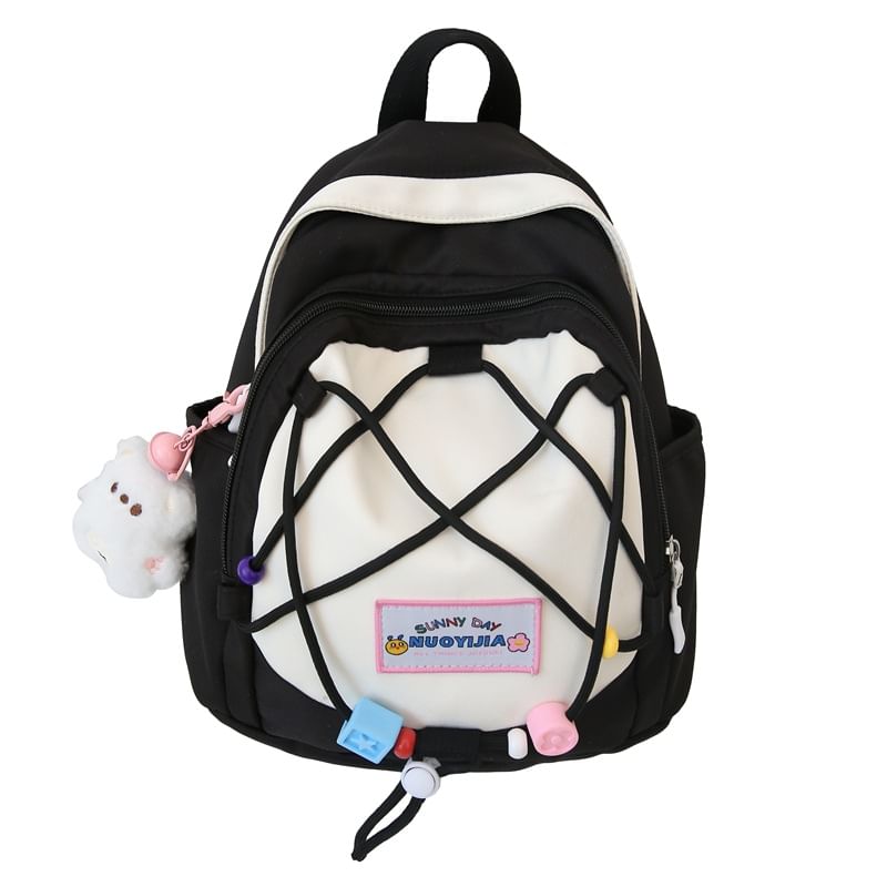 Block Canvas Color Backpack